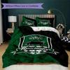 Fc Krasnodar Pattern Bedding uilt Set uilt Cover Pillowcase Home Decoration Birthday Gift (1*duvet cover + 2*pillowcase without core)