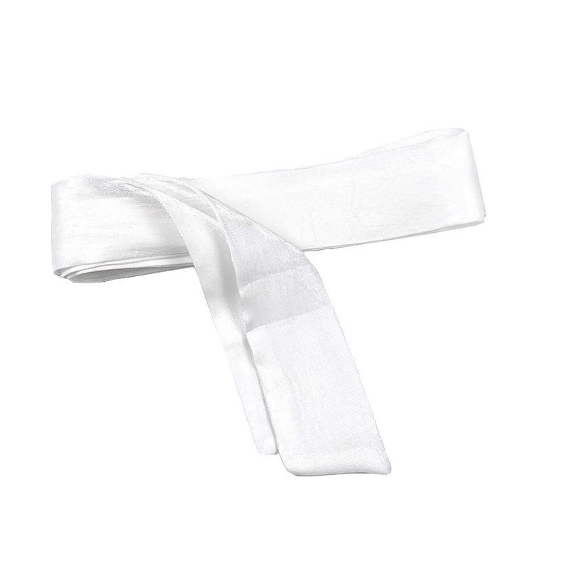 Shimmer Waist Belt Sash Scarf Lace up Ribbon Accessory