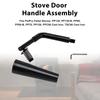 Threaded Door Handle Assembly for PelPro Stoves PP60 PP70 PP130 PP150 PPC90 TSC90