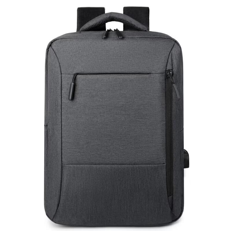 Li Shen Men's Minimalist USB Charging Laptop Backpack