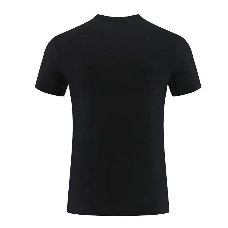 2024 Men's Quick-Dry Short Sleeve Running T-shirt: Round Neck, Outdoor Fitness Training Top