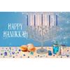 300 Pieces Hanukkah Paper Confetti, Hanukkah Table Confetti Chanuka Holiday Menorah Dreidel Present and Star of David Designs