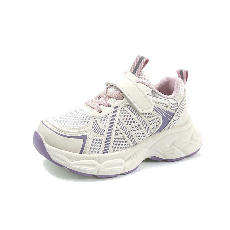 Girls' sports shoes Children's dad shoes Spring light and breathable casual shoes 2025 new medium and older children's and boys' shoes