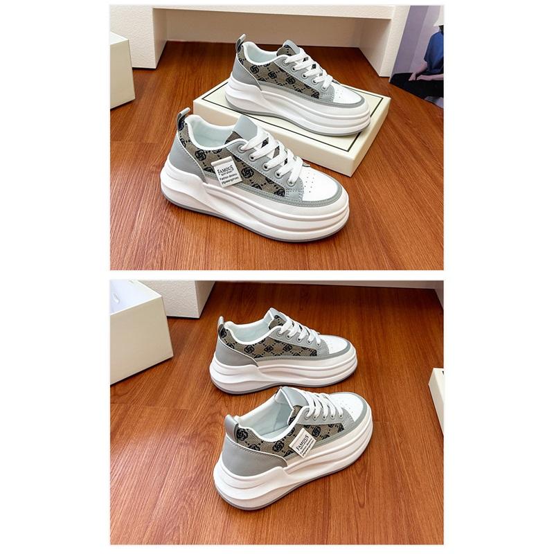 Women's Shoes Fashionable Casual Breathable Thick Soled Sports Shoes Board Shoes