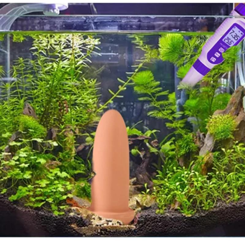 Ceramic Breeding Bucket Hiding Cave Handmade Hatching Incubator Aquarium Fish Tank Decor