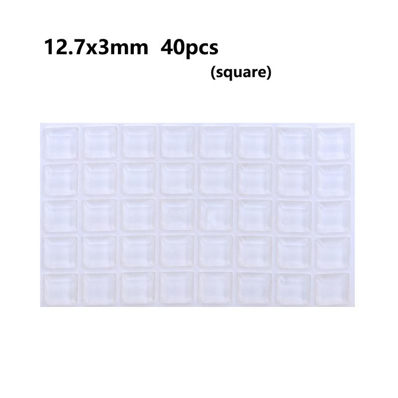Strong Self-Adhesive Clear Door Stopper Rubber Damper Buffer Cabinet Bumpers Furniture Dots Cushion Protective Pads Tiny Bumpons