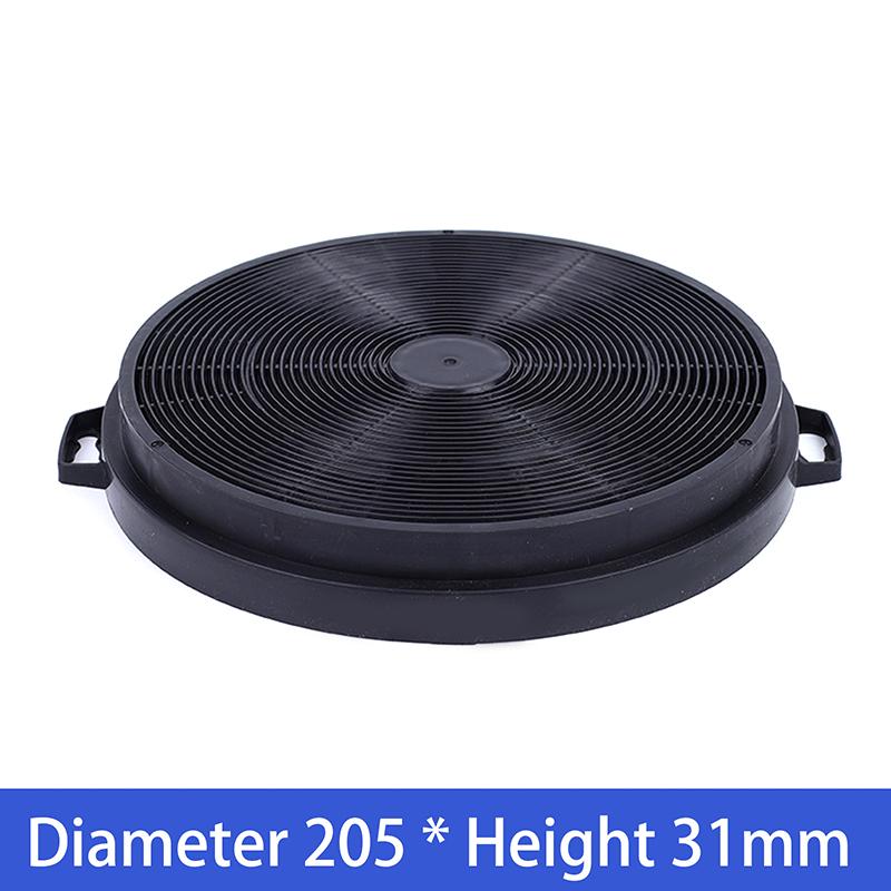 1Pc Active Carbon Filter For Extractor Hood Round Active Charcoal Filter For Exhaust Hoods Circulation Range Hood Carb Box