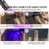 UV Lamp Hair Extensions Kit - Includes UV Light, 30G UV Hair Glue, 30ml Glue Remover, UV Protection Shield, Finger Sleeves,Long-Lasting Results