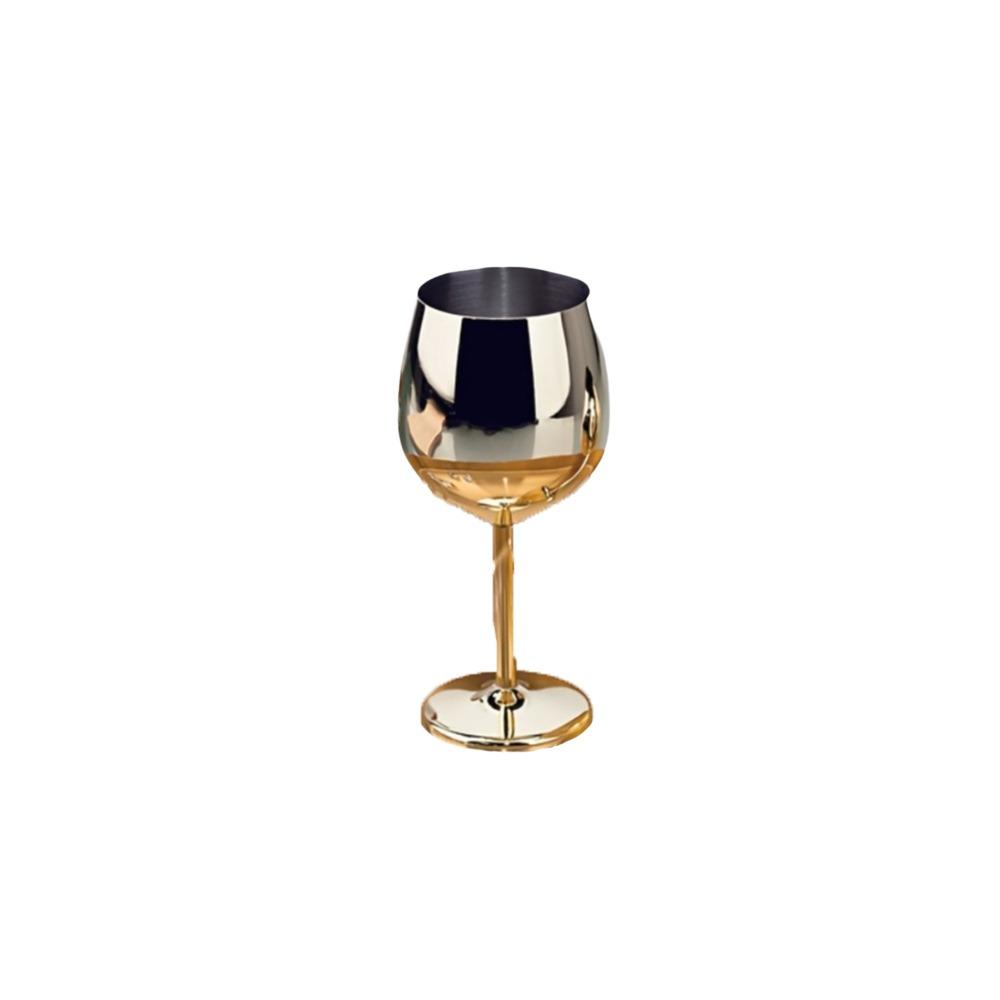 Rust-resistant Mini Stainless Steel Wine Glass Drop-resistant Tall Cup Durable Goblet  Restaurant