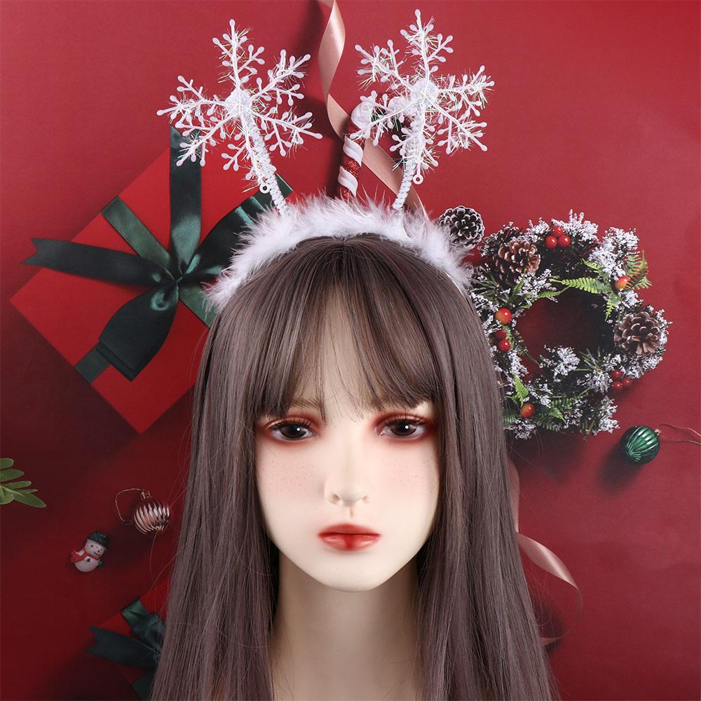 Decorations Prop Female Plush Hair Hoop Christmas Decoration Antlers Headband Christmas Headband