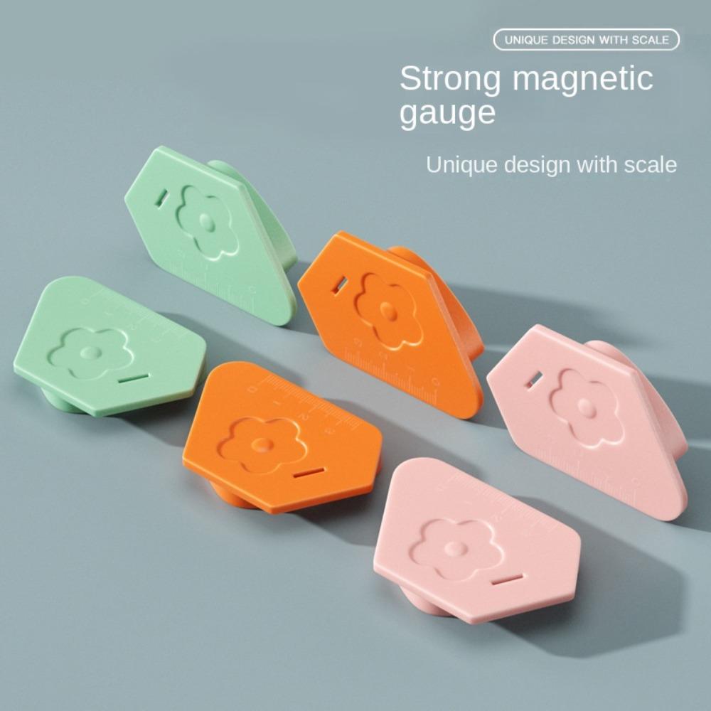Anti-Slip Grip Fabric Edge Blocking Too Locking Multi Purpose Polygon Strong Magnetic Suction with Scale Anti-Curling