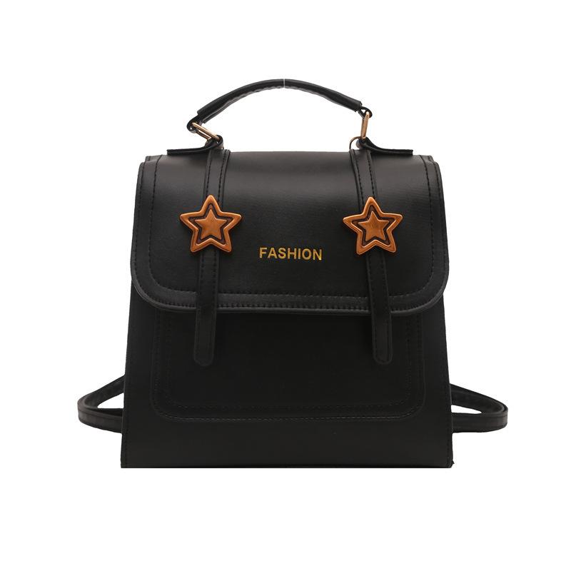 French Fashion Class Commuter Backpack 2025 New Korean Version Large Capacity Simple Foreign Style Personalized Shoulder Backpack