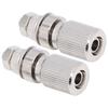 2PCS Binding Post Silver Alloy Contact No Insulation Power Grounding Terminal Post 50025