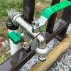 Garden Irrigation Faucet Turn On/Off Lever Handle Watering Supply Taps Ball Valve Tank Water Tap Garden Watering Connector