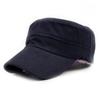 Модная дышащая шляпа с плоским верхом однотонная легкая кепка для защиты от солнца корейский стиль регулируемая уличная кепка с козырьком мужская