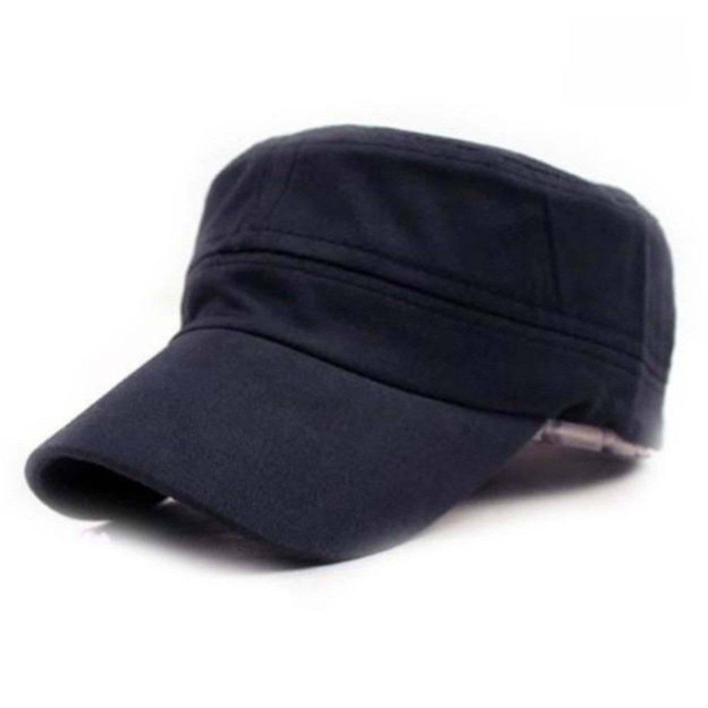 Casquette plate respirante décontractée, couleur unie, réglable, protection solaire, légère, style coréen, casquette à visière d'extérieur pour hommes