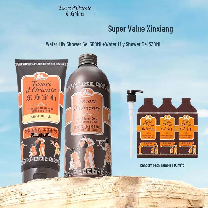 Tesori d Oriente Water Lily Aromatic Shower Cream Gift Set