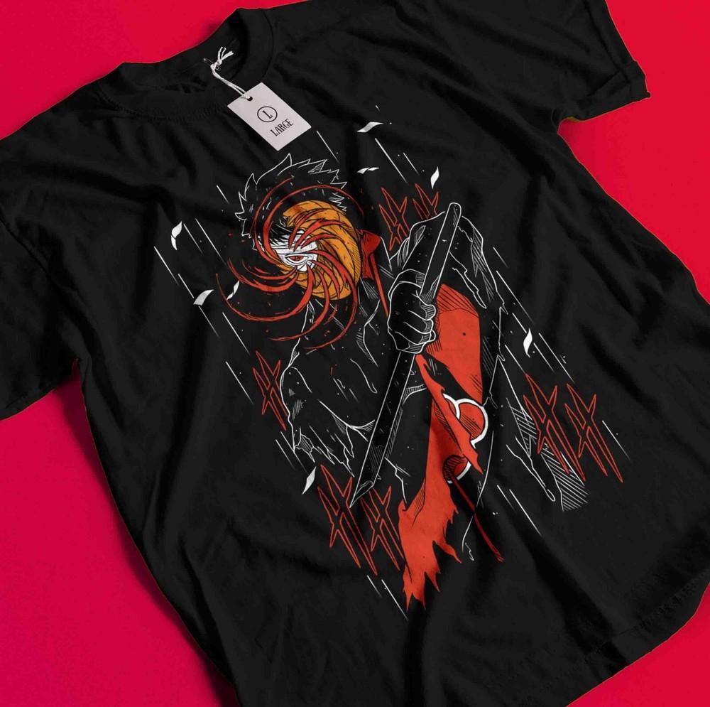 Obito Uchiha Tshirt Itachi T-Shirt Jiraya Shirt Madara Kakashi Rin Sasuke Naruto BB447