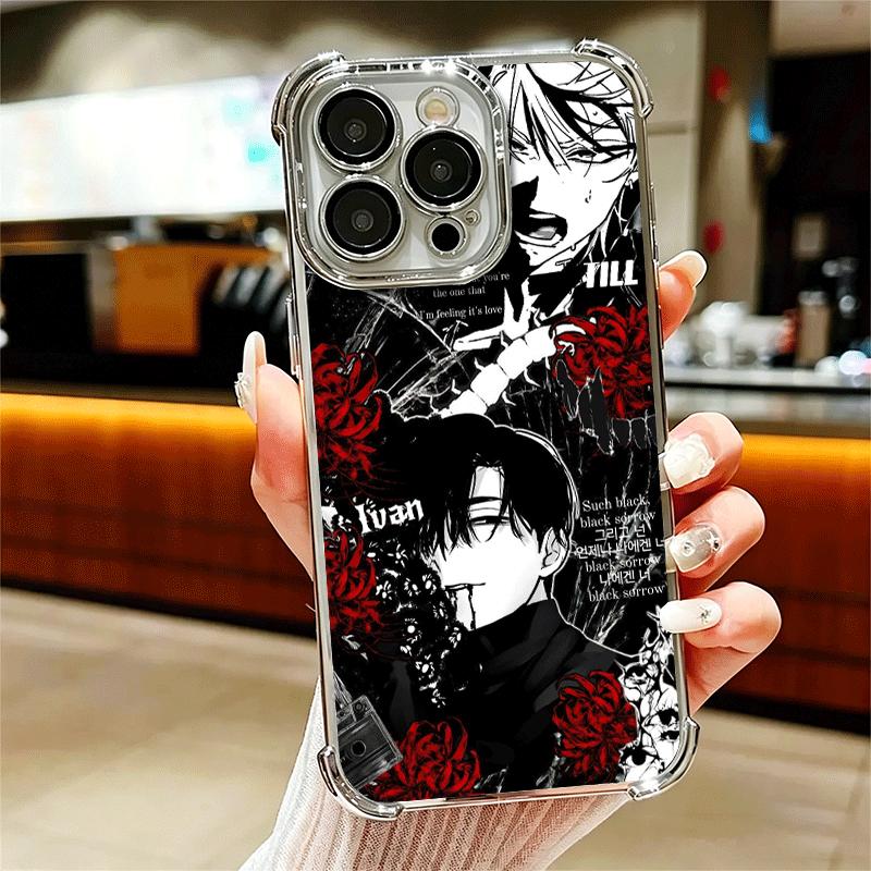 Custodia morbida per telefono Alien Stage coreano Ivan Till per iPhone 15 16 17 Air 14 Pro Max 16E Plus 13 12 Mini Placcatura Anti-Caduta Fundas