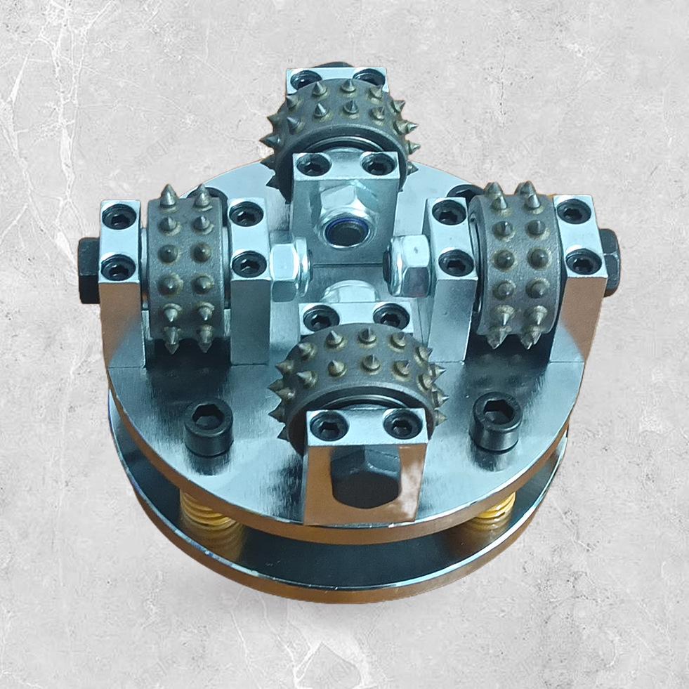 Lychee Surface Bush Hammer Wheel, 4" 20-Tooth & 5" 30-Tooth Grinding Disc for Angle Grinders