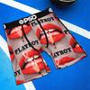 PSD Boxer Briefs Estampados Cómodos de Secado Rápido para Hombre de Línea Larga de Tiro Medio