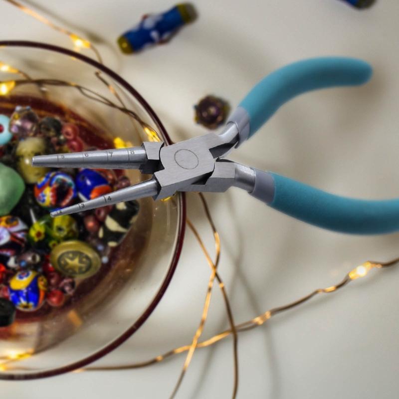Versatile Wire Working Tool 2-8mm Diameters Jewelry Pliers for DIY Jewelry Making, Art Crafts, and Home Decorations