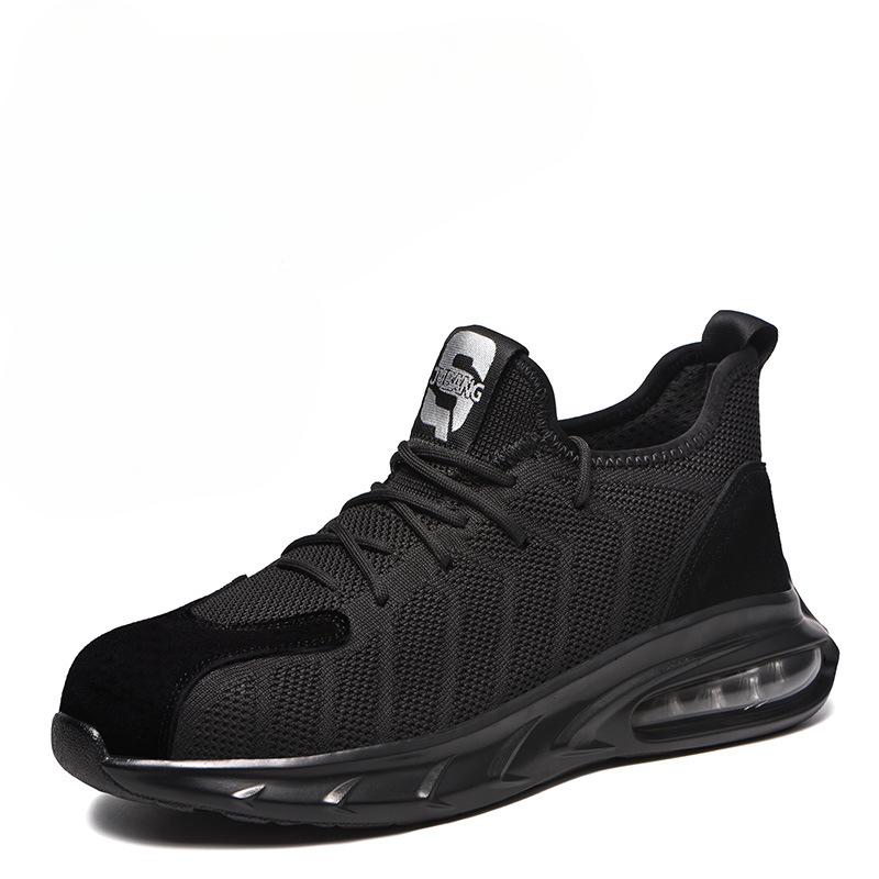 

Four Seasons Steel Baotou Anti-smashing Labor Protection Shoes Flying Weaving Anti-Piercing Work Shoes 36