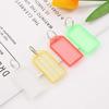 10/20/30PCS Assorted Color Flap Key Tags  Plastic Key Tags with Split Ring DIY Name Keychain Label Luggage Marking Keychains ZYF