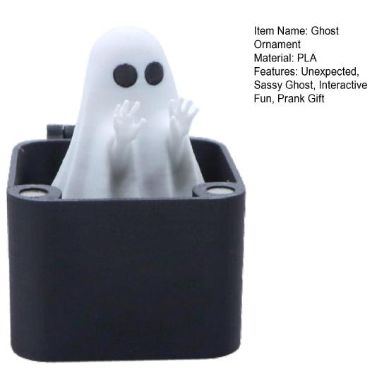 Ghost In Box Prank Gift Pop-Up Middle Finger Ghost 3D