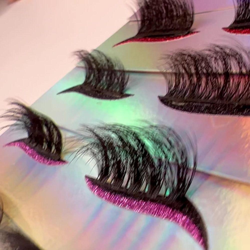 Eyeshadow Color Random Lazy Eye Shadow Eyelash Patch Self Adhesive Eye Makeup Stickers Prom Makeup