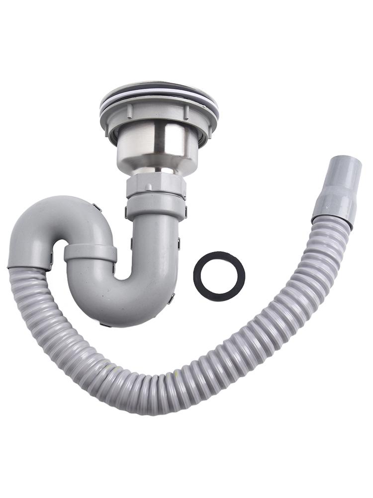 Single Tank Drain Sink Strainer Head Hardware S Bend Storage Water Uninstall Easy To Install Floor Tiles And Tiles