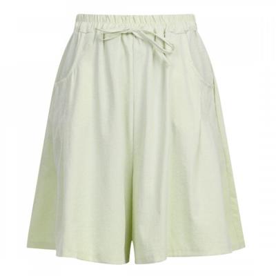 Shop Women S Ribbon Pintuck looSe Fit elaStic ShortS Light Beige Pic Wpt 20743