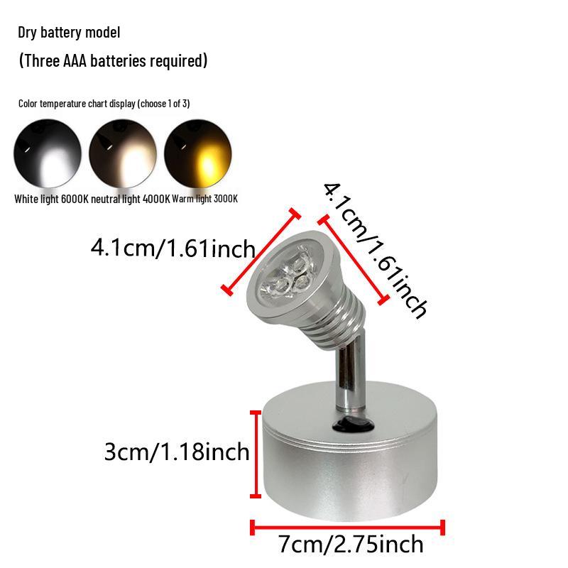 Wireless Jewelry Display Spotlight with Battery