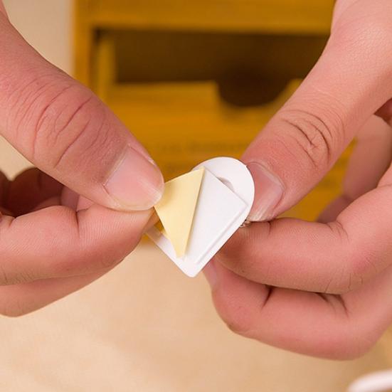 12Pcs Self Adhesive Bathroom Kitchen Stick On Wall Door Towel Holder Hook Hanger