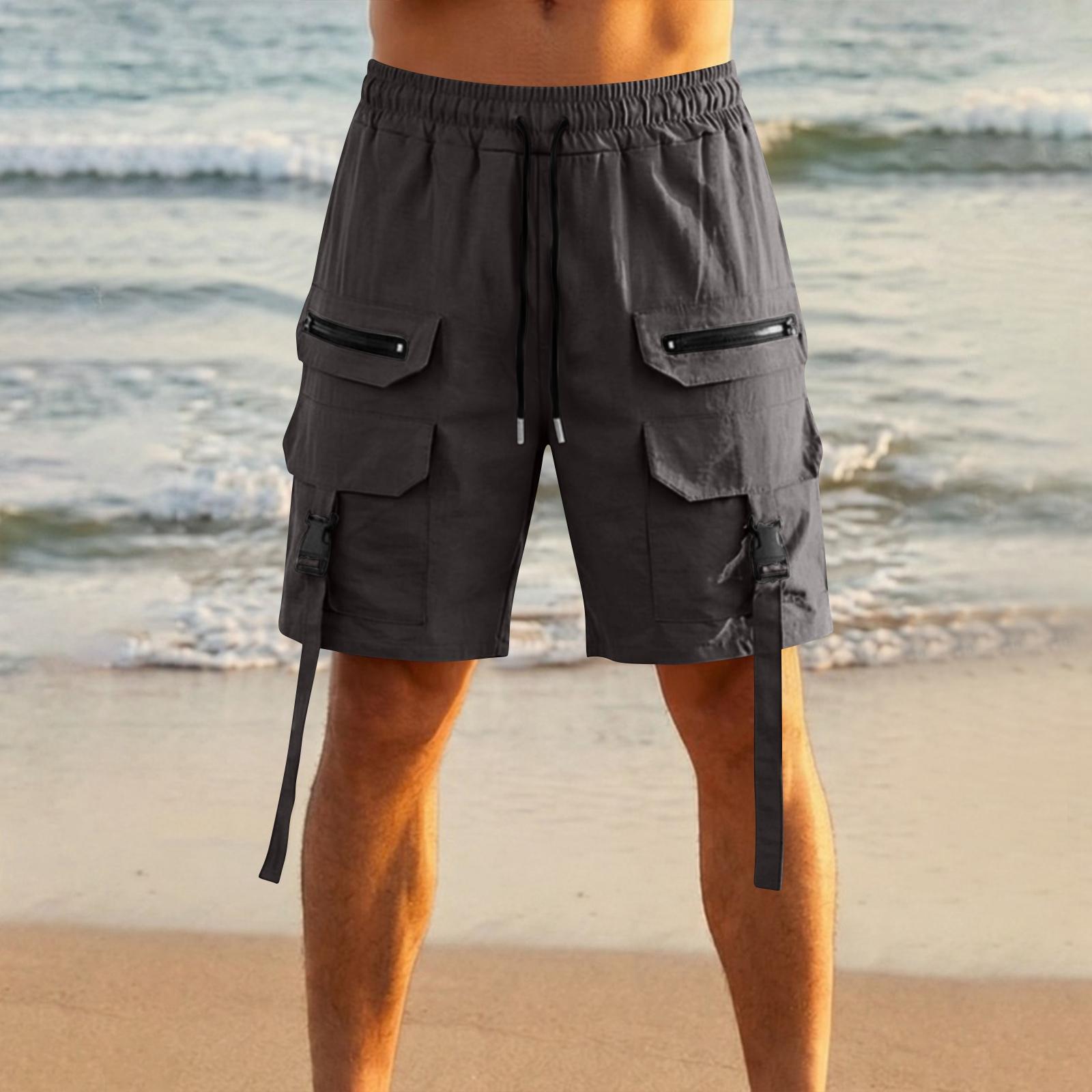 

Mens Shorts Casual Style with Multiple Pockets Suitable for Cargo Shorts for Men and Jean Shorts Men for Versatile Use S