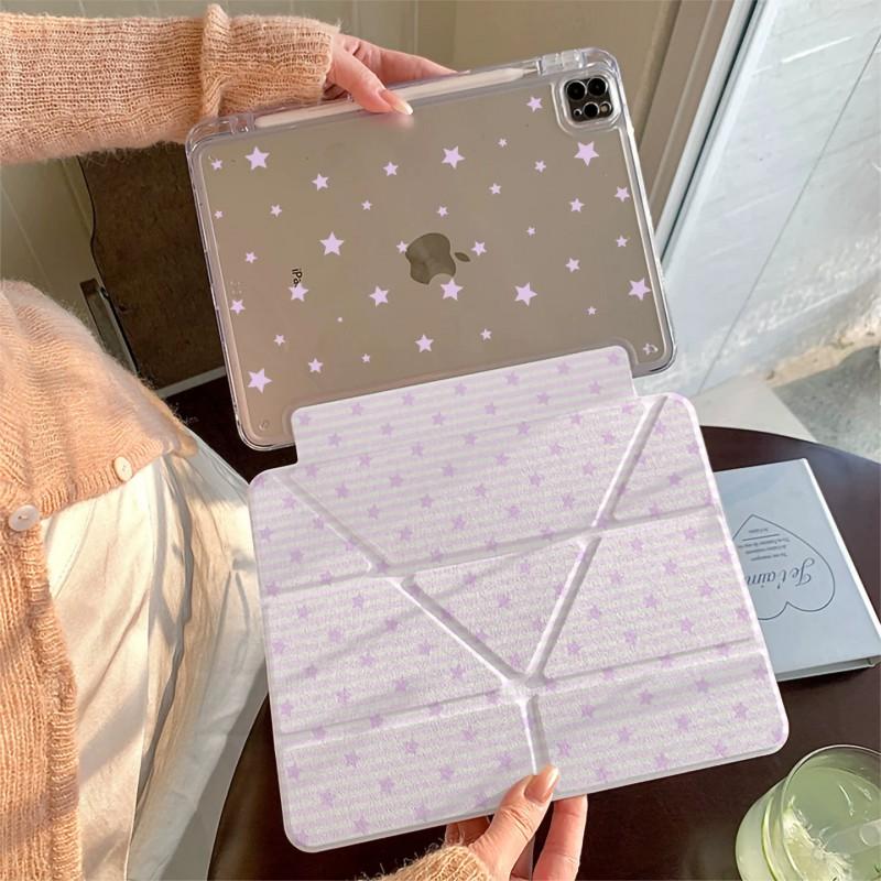 IPad Mini 7/6 Case With Pencil Holder Slim Protective Cover Pro 13 Inch Korean Style