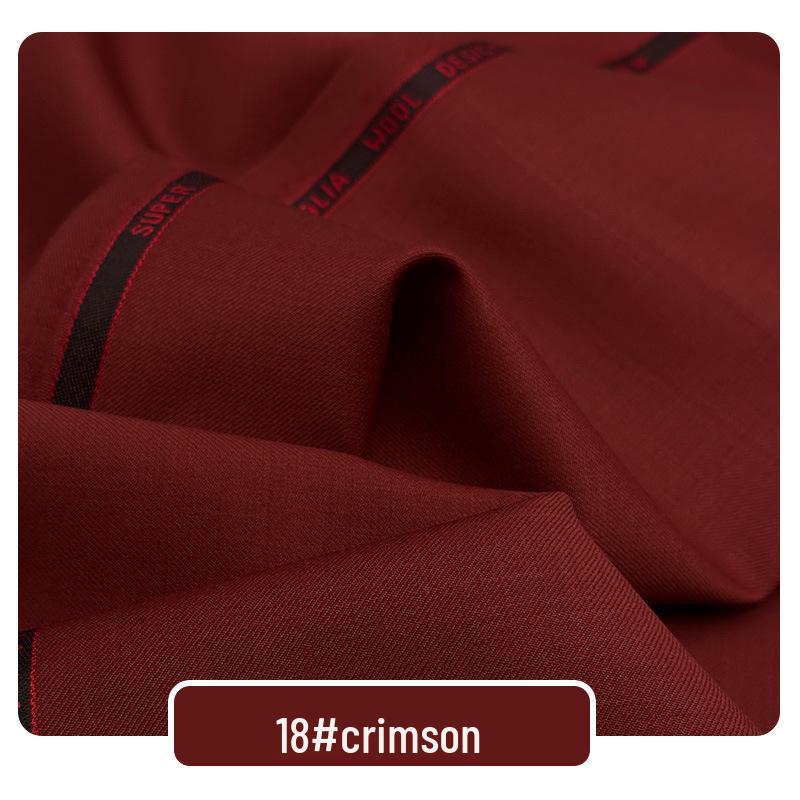 100W Biji Ultra-Fine Wool Suit: Lightweight, High-Count Cashmere Fabric for Spring/Summer Workwear