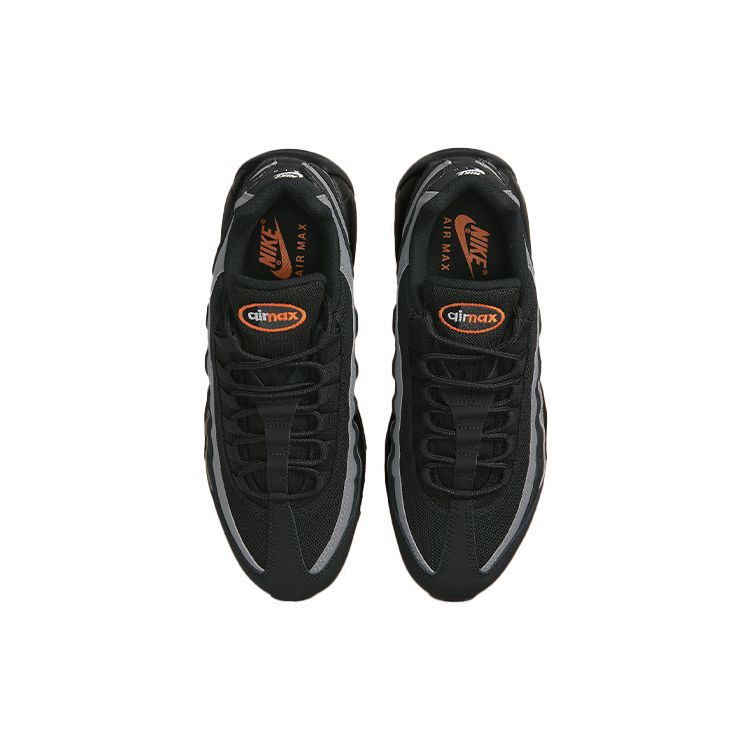 Nike Air Max 95 Black Grey Safety Orange Men Sneakers Iron-Grey White DX2657-001