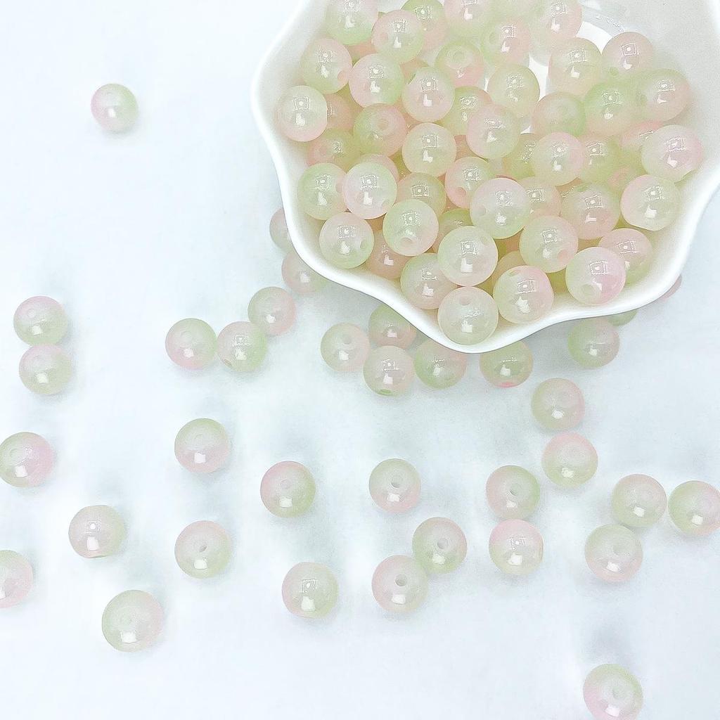 Handmade Glazed Crystal Glass Beads for DIY Jewelry & Bracelet Making