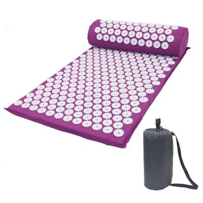 Akupressur-Yoga-Sport-Massagematte, lindert Stress, Schmerzen, Verspannungen, Teppich/Kissen