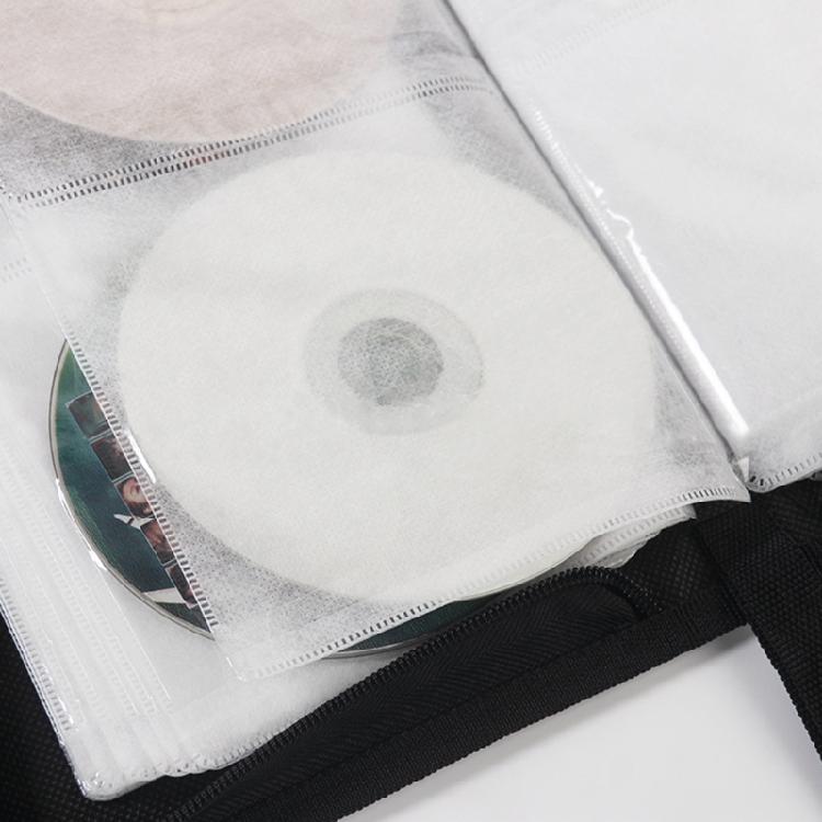 CD DVD Booklet Mercerized Fabric Handbag CD Storage Case- CD/DVD Organizer Case