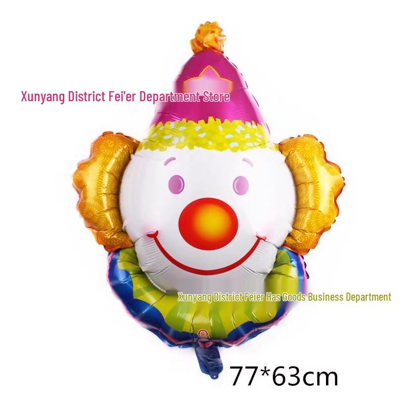 Tom & Jerry Clown Monster Aluminum Foil Balloon for Kids' Birthday Party Decoration