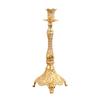 Luxurious European Taper Candle Holders Luxurious Carved Gold Metal Candelabra Enhancing Living Space Aesthetic Decors