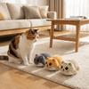 Cute Electric Simulation Cat Toy Wear-resistant Funny Cat Teasing Toys Bite Resistant Electric Cat Toy Consume Extra Energy