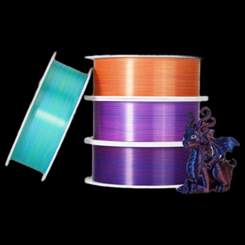 Двухцветный PLA-филамент Bambu Lab Silk
