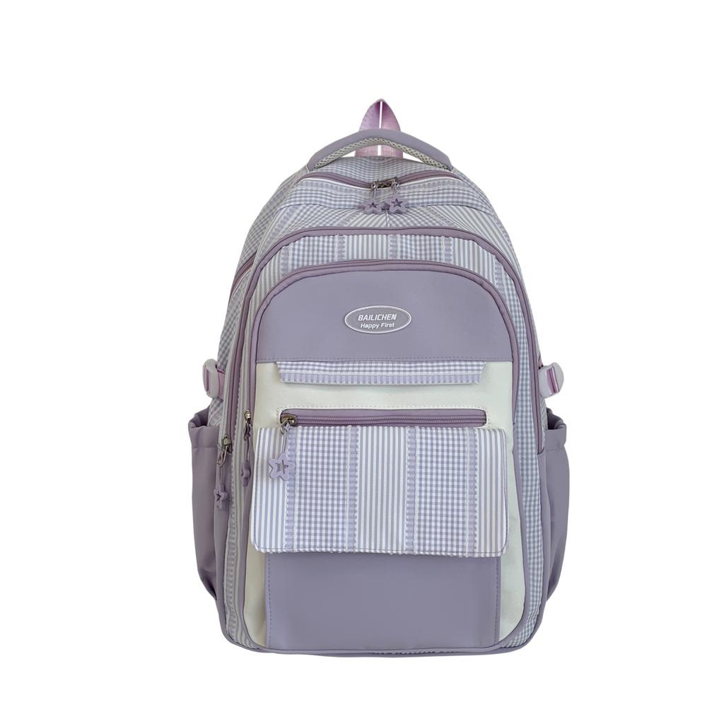 Schoolbag School Bag Girls Elementary School Girls - Grade Junior High School Students Reduce Burden Ridge Care Children Cute Large Capacity Backpack