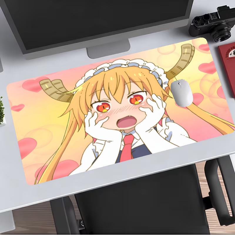 Tohru Extended Gaming Mouse Pad with Stitched Edges NonSlip Rubber Base Waterproof Desk Mat for Computer Laptop Office Gaming