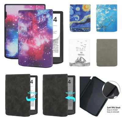Mehrfachfaltbare Ständer-Hülle für E-Reader, 7,8 Zoll Schutzhülle für PocketBook 743 InkPad 4