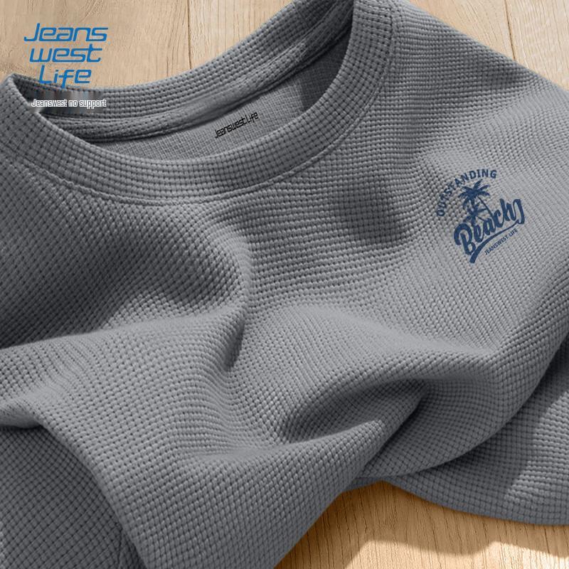 Jeanswest Life Men s Waffle Knit Loose Fit T-Shirt