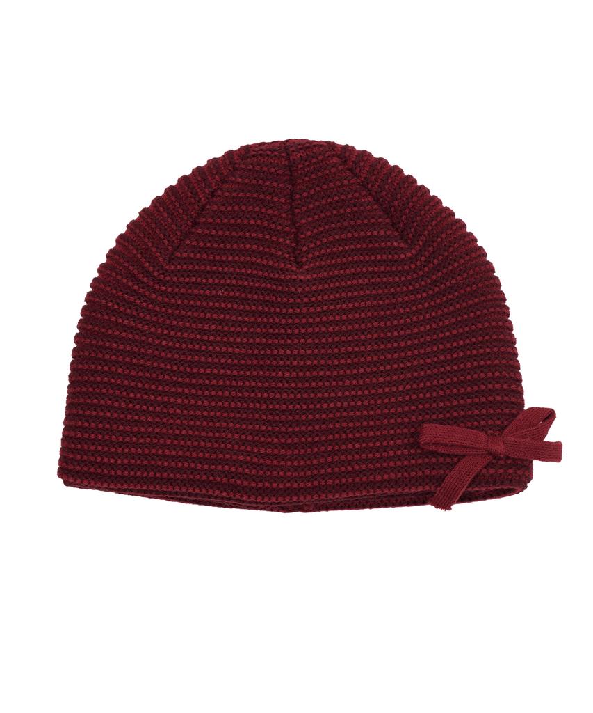 Taibseobiseu Blended Bow Beanie [Red]